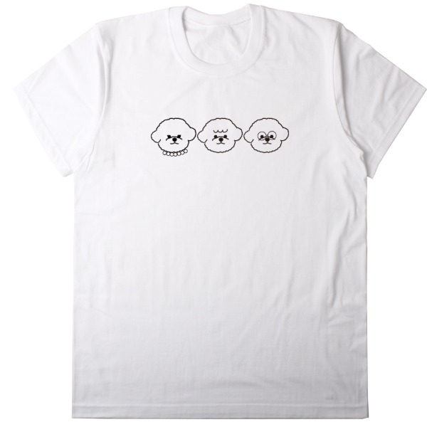 [BF-238] 빈스패밀리 비숑패밀리 아동 반팔 면 티셔츠 국내산