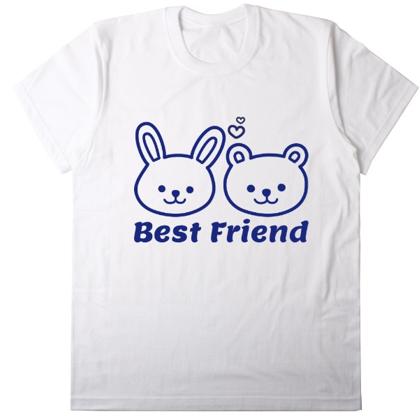 [BF-234] 빈스패밀리 친한친구 아동 반팔 면 티셔츠 국내산