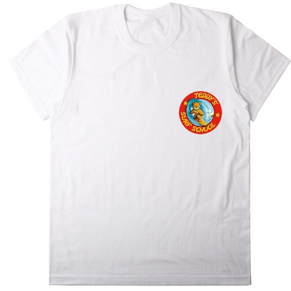 [BF-232] 빈스패밀리 서핑테디 아동 반팔 면 티셔츠 국내산