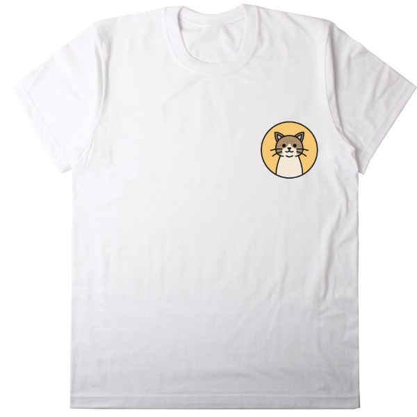[BF-240] 빈스패밀리 냥냥이 아동 반팔 면 티셔츠 국내산